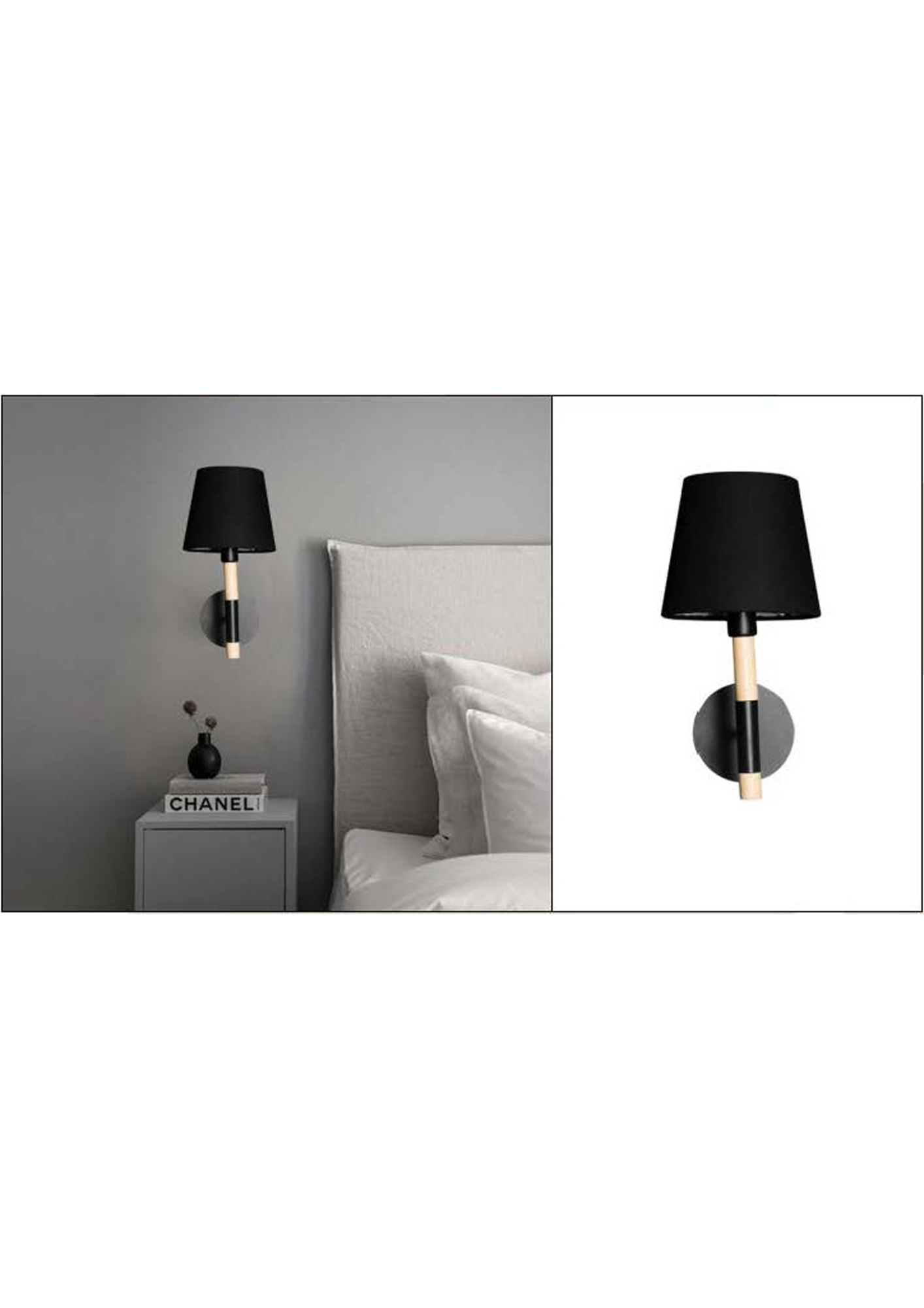 Beyond Lights - Black Wall Lamp- GL